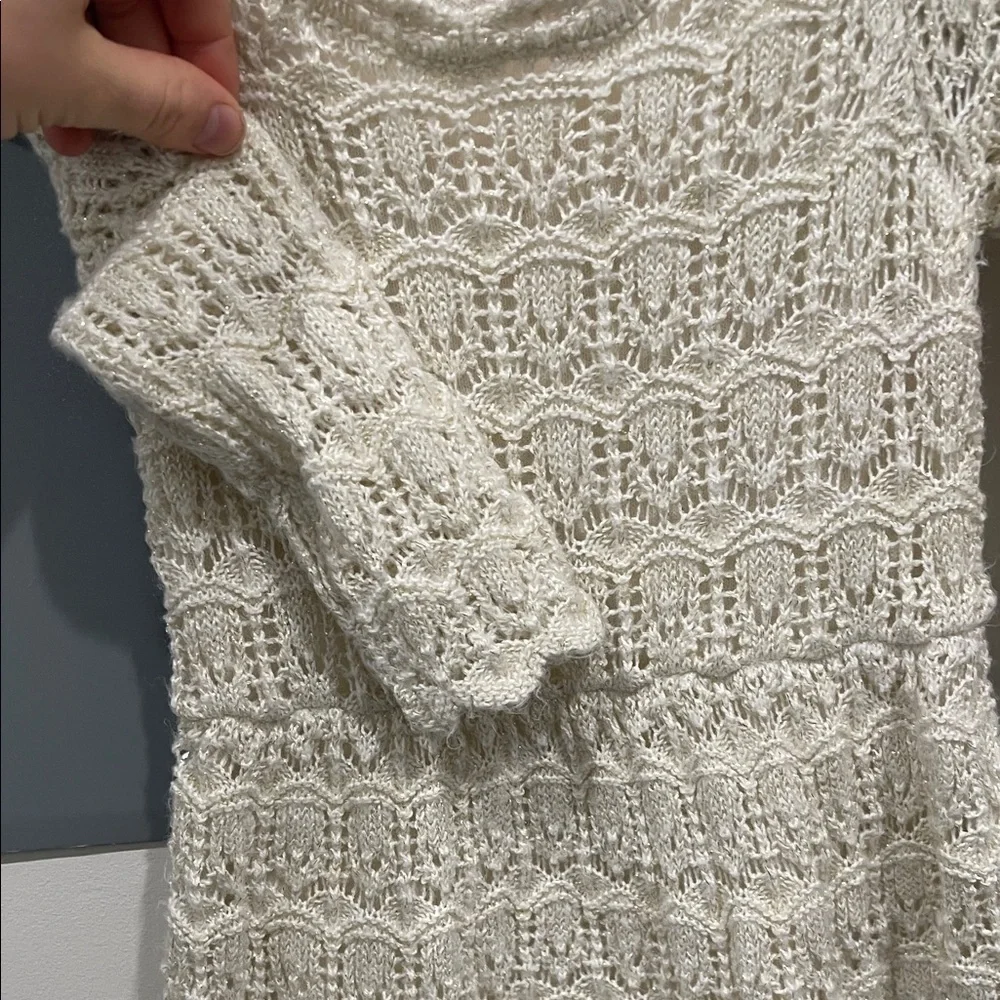 Cat & Jack Ivory Lace Sparkly 3T Dress